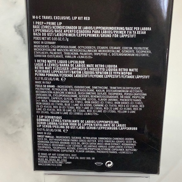 New- MAC Lip Kit Red - Picture 2 of 3